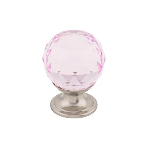 Pink Crystal Knob